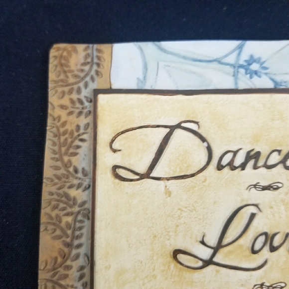 2 POLYRESIN SIGNS-LIVE LAUGH LOVE/DANCE LOVE SING - Picture 4 of 8